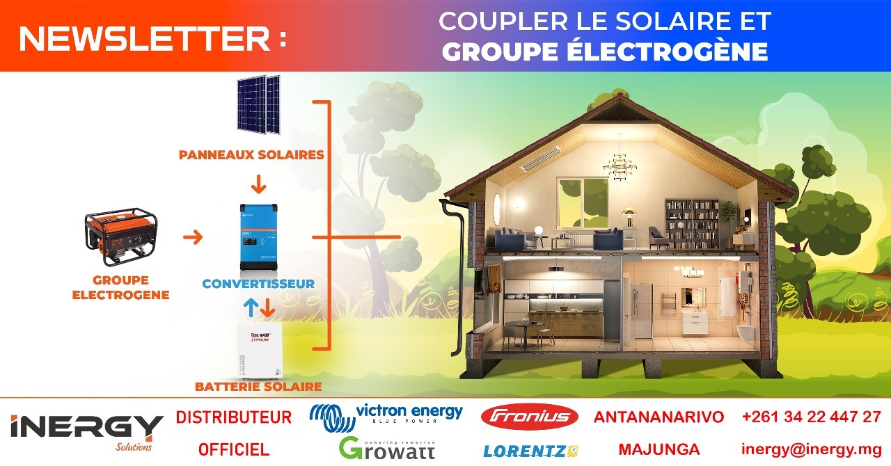 COUPLER LE SOLAIRE ET GROUPE ÉLECTROGÈNE COUPLER LE SOLAIRE ET GROUPE ÉLECTROGÈNE
