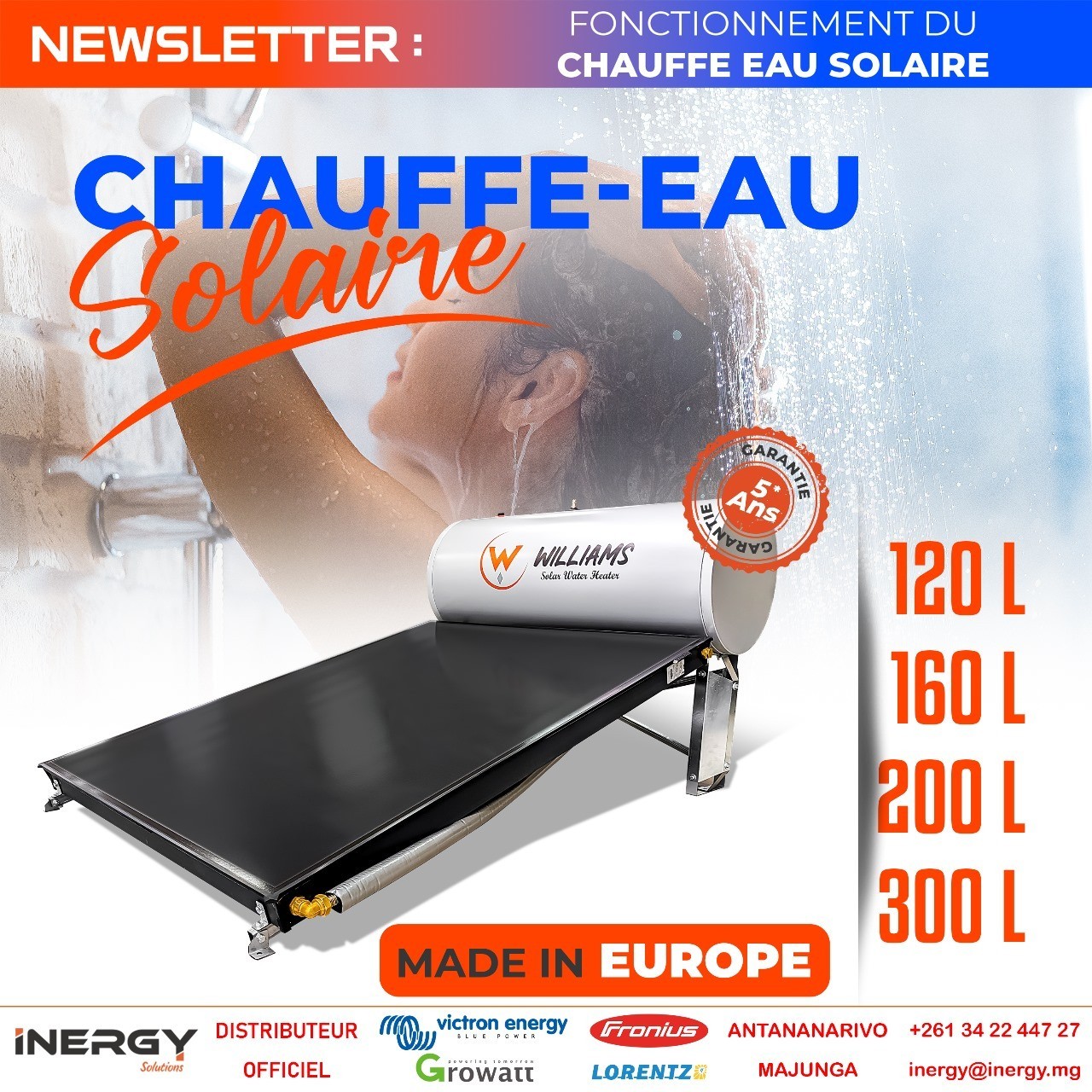 FONCTIONNEMENT DU CHAUFFE EAU SOLAIRE