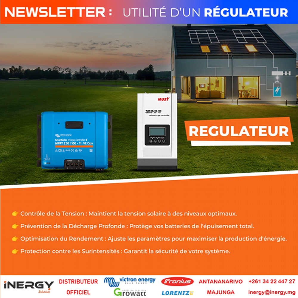 UTILITÉ D'UN RÉGULATEUR UTILITÉ D'UN RÉGULATEUR