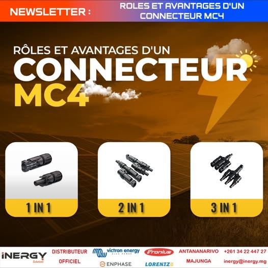 ROLES ET AVANTAGES D'UN CONNECTEUR MC4