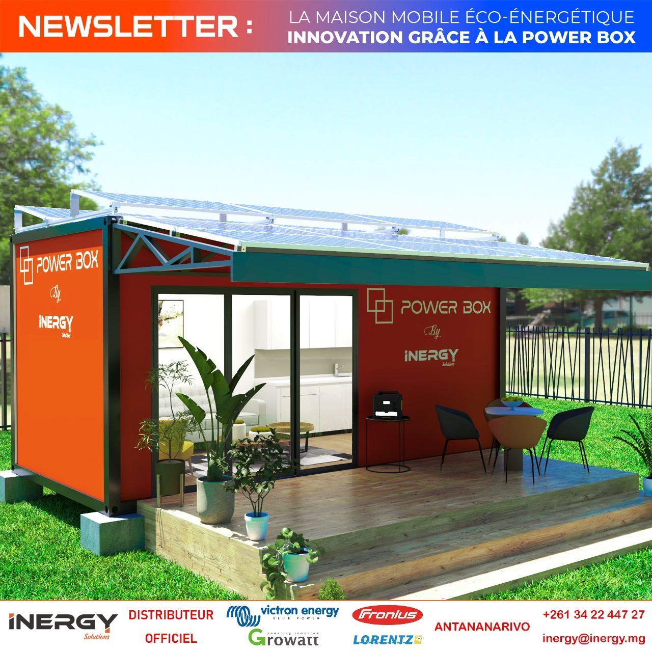 LA MAISON MOBILE ÉCO-ÉNERGÉTIQUE INNOVATION GRÂCE À LA POWER BOX