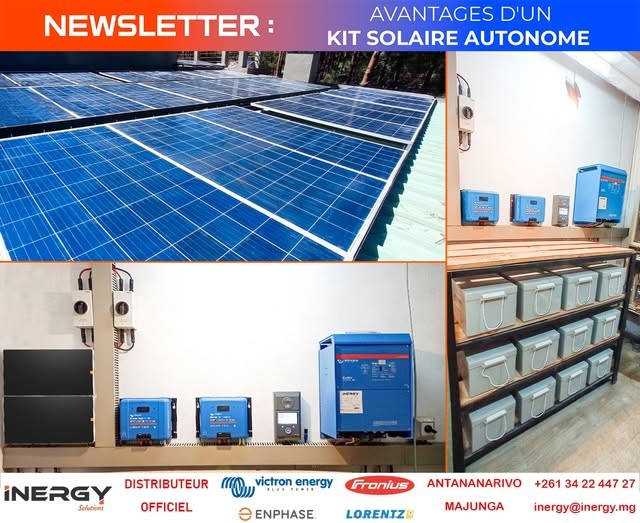 AVANTAGE D'UN KIT SOLAIRE AUTONOME