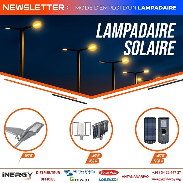 MODE D'EMPLOI D'UN LAMPADAIRE