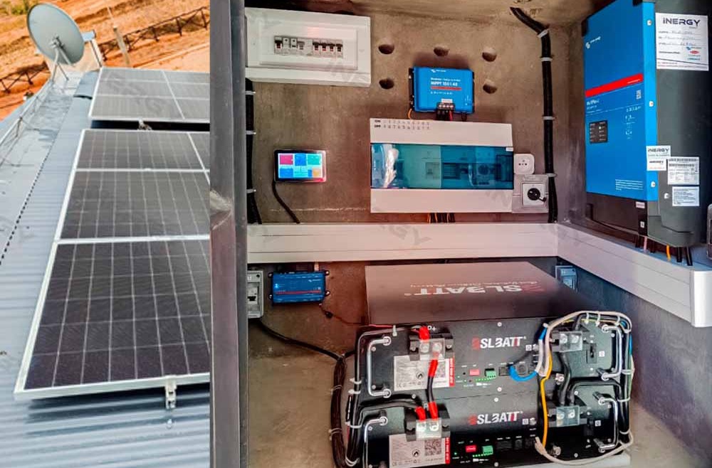 Kit solaire 3kVA avec monitoring à distance VICTRON ENERGY et BSLBATT