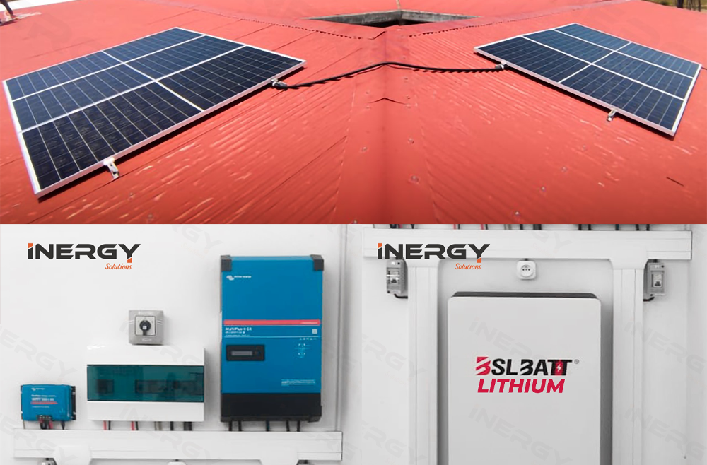 Kit solaire 5kVA avec monitoring à distance VICTRON ENERGY et BSLBATT 