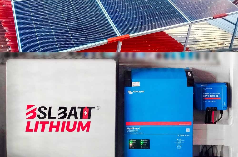 Kit solaire 5kVA avec monitoring à distance VICTRON ENERGY et BSLBATT 