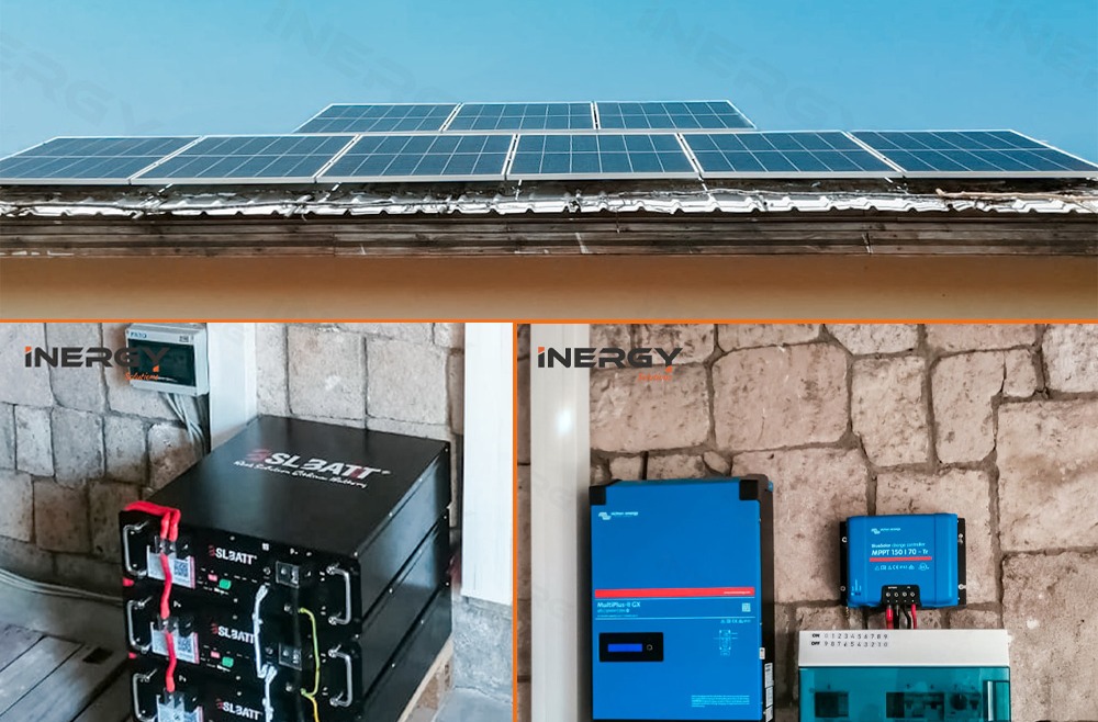 Kit solaire 5kVA avec monitoring à distance VICTRON ENERGY et BSLBATT 