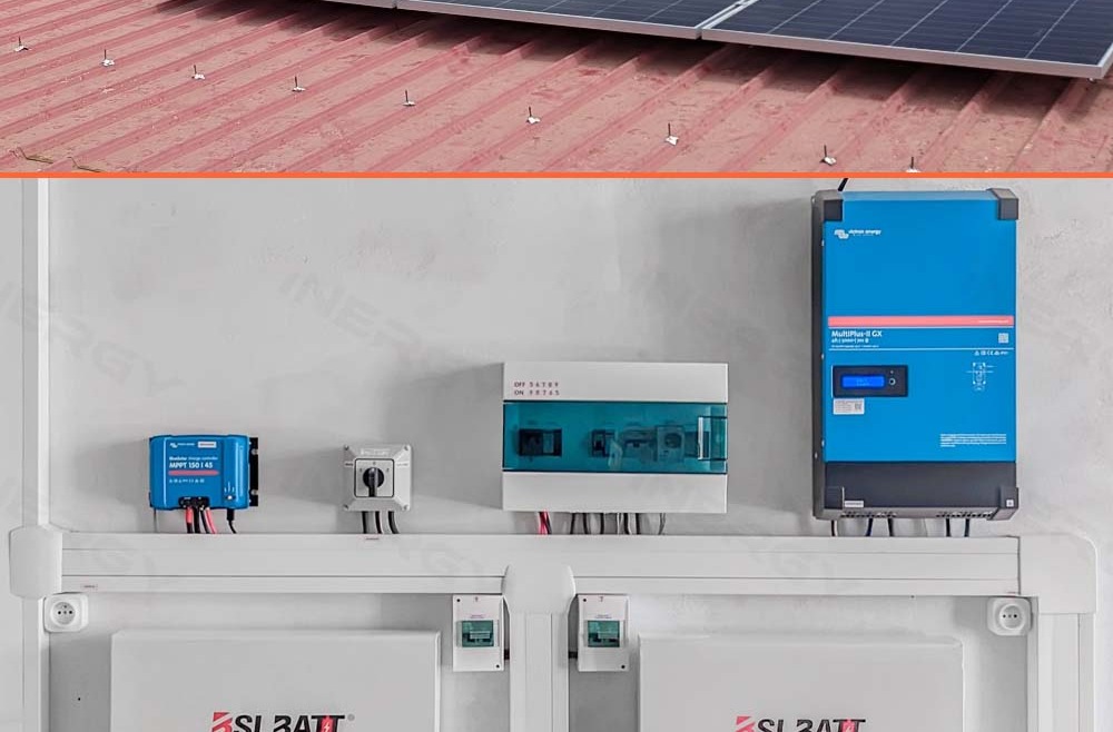 Kit solaire 5kVA avec monitoring à distance VICTRON ENERGY et BSLBATT 