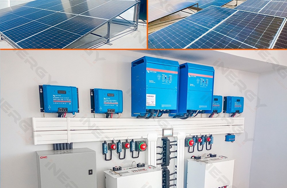 Kit solaire 20KVA avec monitoring à distance  VICTRON ENERGY et BSLBATT