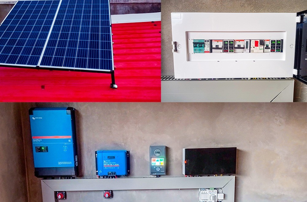 Kit solaire 5KVA avec monitoring à distance VICTRON ENERGY et RITAR 