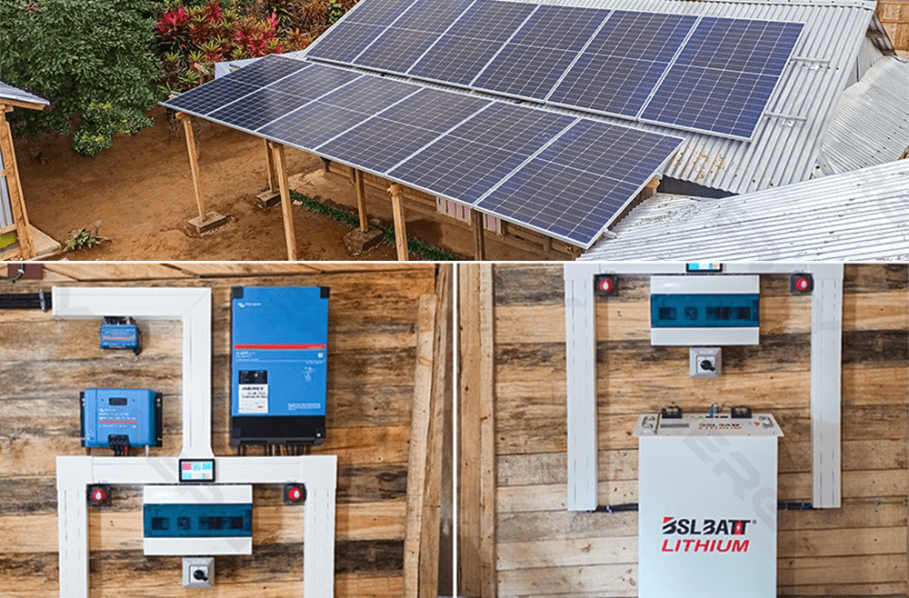 Kit solaire 5KVA avec monitoring à distance VICTRON ENERGY et BSLBATT