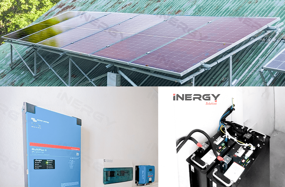 Kit solaire 3KVA avec monitoring à distance VICTRON ENERGY et BSLBATT