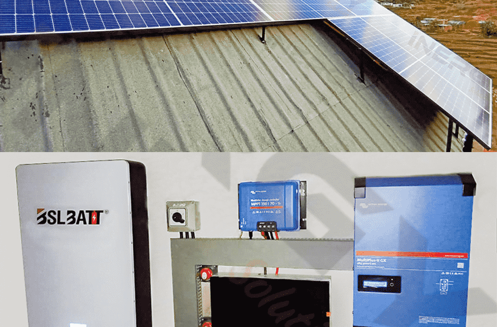 kit solaire 5KVA avec monitoring à distance VICTRON ENERGY et BSLBATT 