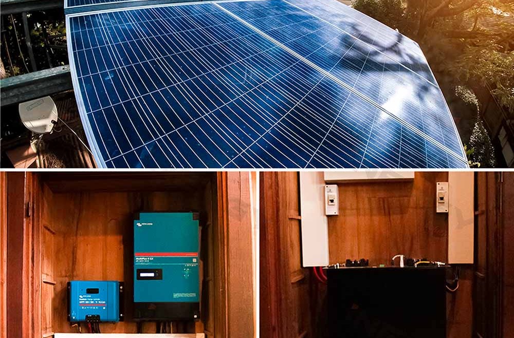 Kit solaire 5KVA avec monitoring à distance VICTRON ENERGY et BSLBATT