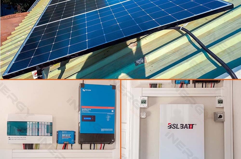 Kit solaire 5KVA avec monitoring à distance VICTRON ENERGY et BSLBATT