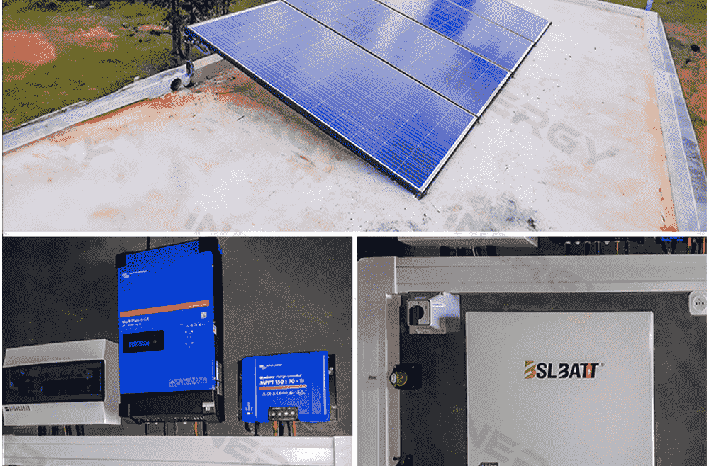 Kit solaire 3KVA avec monitoring à distance VICTRON ENERGY et BSLBATT