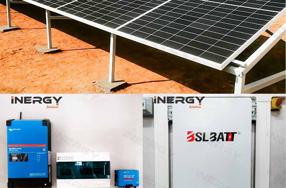 Kit solaire 3KVA avec monitoring à distance VICTRON ENERGY et BSLBATT 