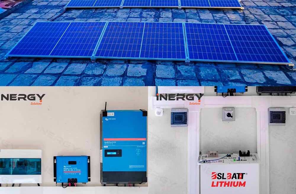 Kit solaire 5kVA avec monitoring à distance VICTRON ENERGY et BSLBATT 