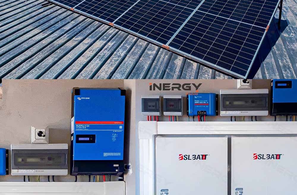 Kit solaire 5 kVA avec monitoring à distance VICTRON ENERGY et BSLBATT 